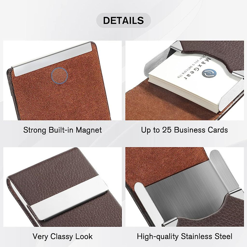 Flipkart gustave Card Holder 6 9.5cm Metal Business Card