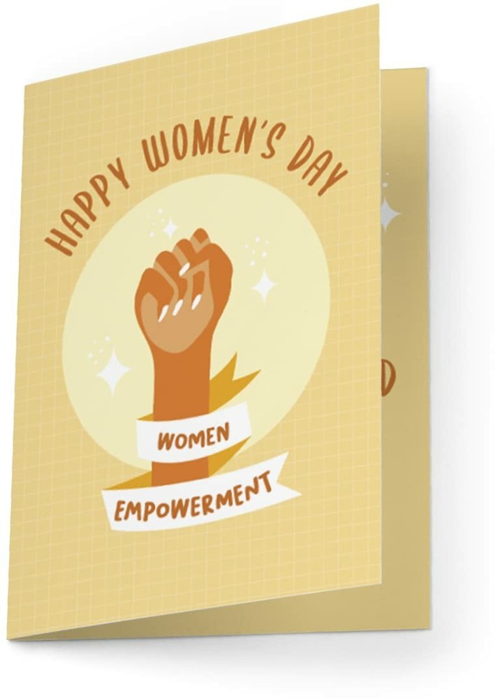 Khillayox Happy Women's Day Surprise Greeting Card to Gift Mother Sister  Wife Office Collogue Friend Girlfriend Girl