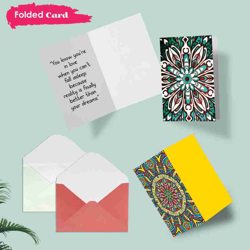 Sustainable Greetings 72 Pack Mini Note Cards With Envelopes And