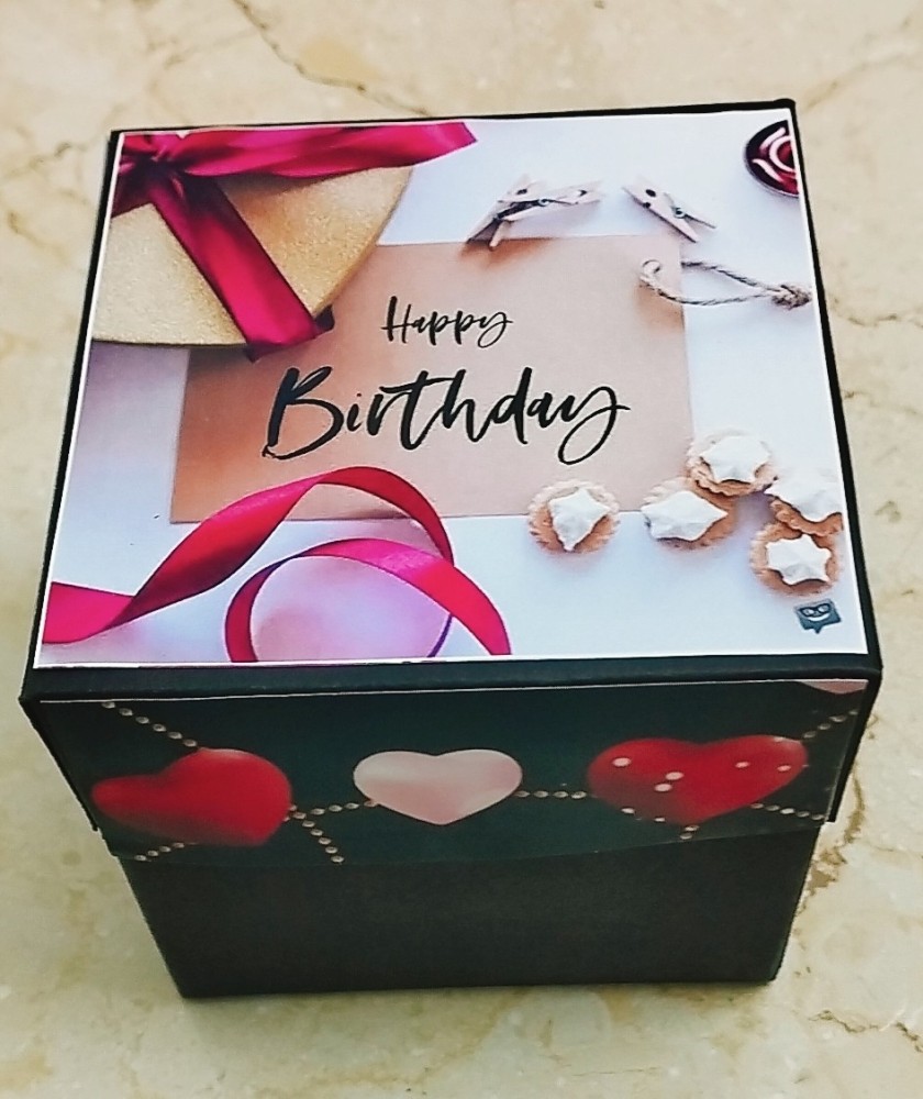ASSURED Explosion box for birthday gift box Greeting Card Price in India -  Buy ASSURED Explosion box for birthday gift box Greeting Card online at