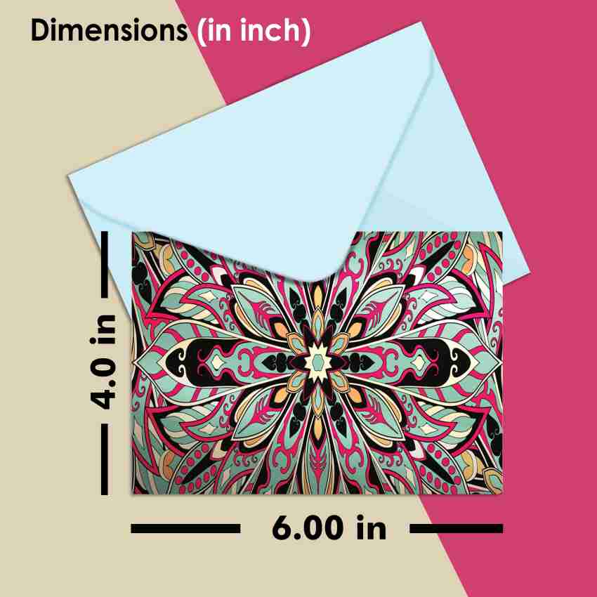 CLICKEDIN Beautiful Design Note card With Envelop High Quality