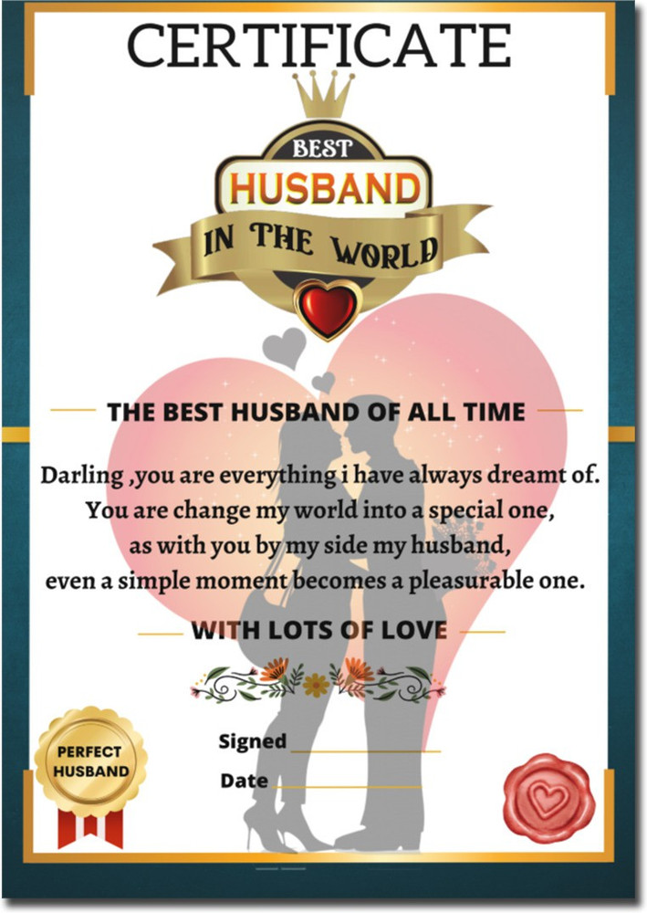 Perfect Husband Card