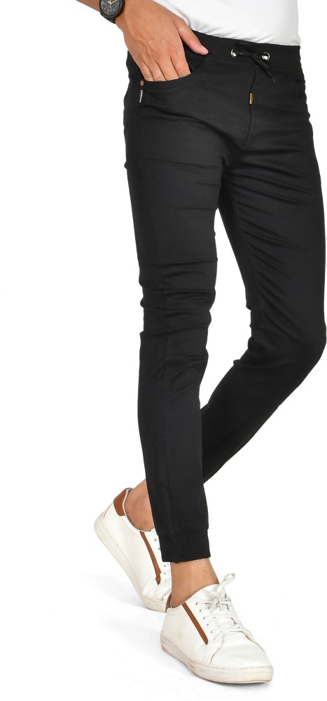 SSoShHub Regular Fit Men Black Trousers - Buy SSoShHub Regular Fit Men  Black Trousers Online at Best Prices in India