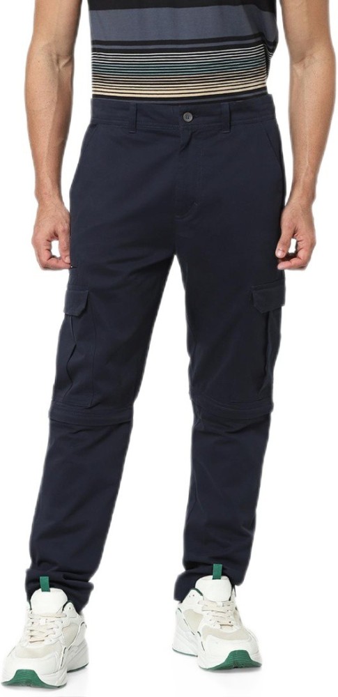 Buy Celio Solid Cotton Slim Fit Mens Casual Trousers Grey Size30 at  Amazonin