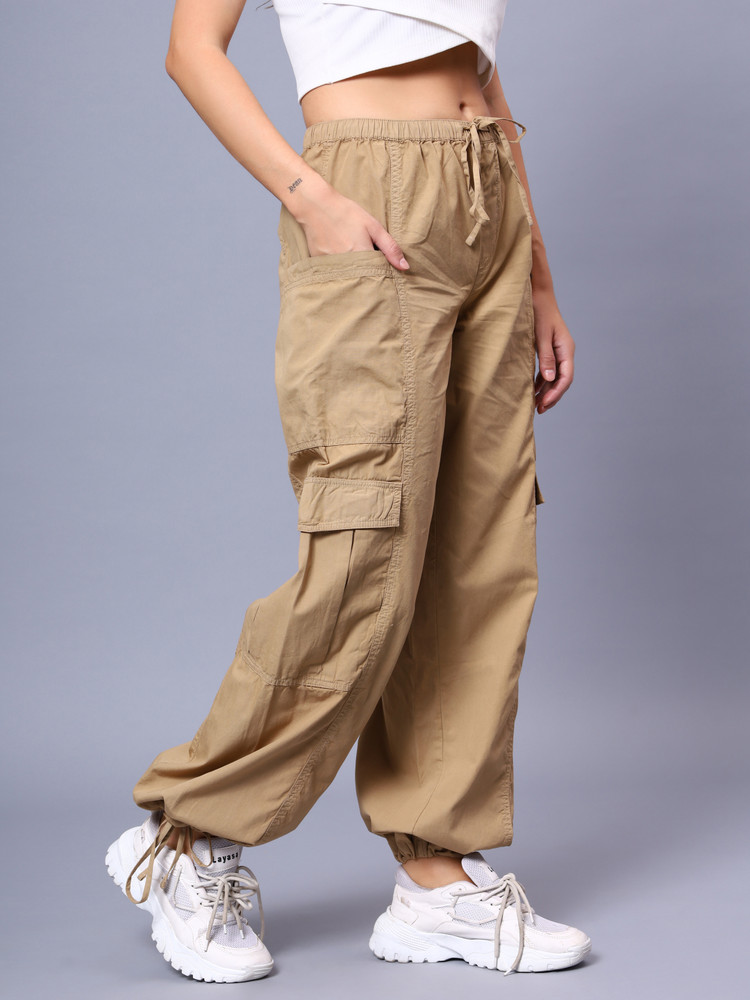 Womens cargo pants best sale flipkart