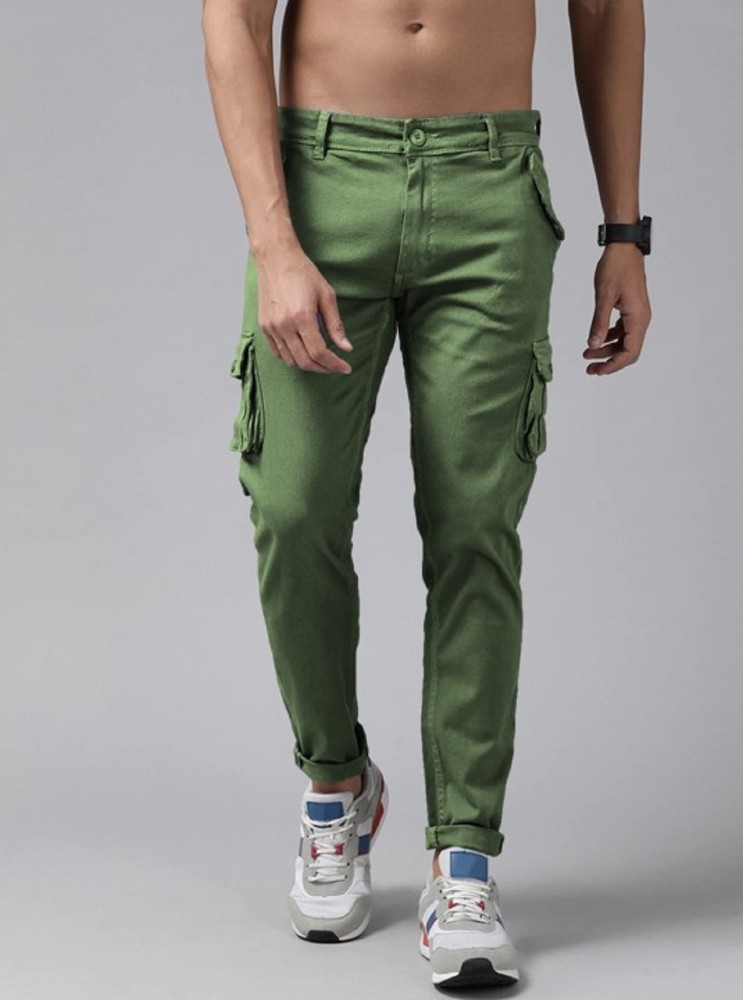 Buy Crocodile Green Cargo Jogger Pants for Men for Men Online in India  -Beyoung
