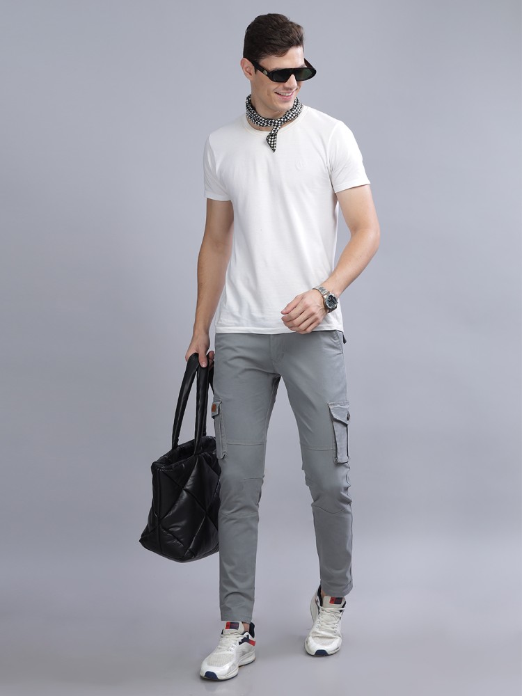 Grey Cargo Pants Outfit for Men