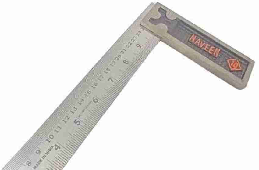 STONE 90 Degrees Stainless Steel Try Square Scale Ruler