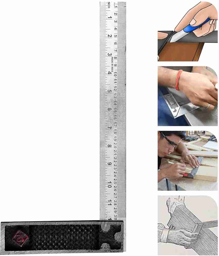 FIXKIT Tri Square Tool 90 Degrees Right Angle Ruler 8 Inch Tri-Square Price  in India - Buy FIXKIT Tri Square Tool 90 Degrees Right Angle Ruler 8 Inch  Tri-Square online at