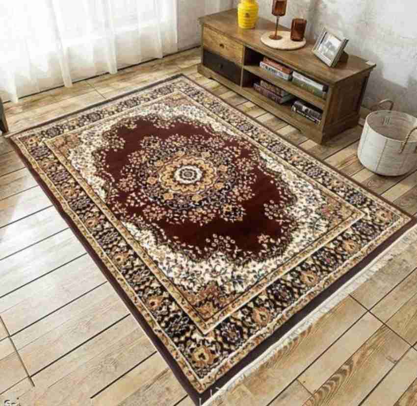 Ra handloom carpet Gold Silk Carpet - Buy Ra handloom carpet Gold Silk  Carpet Online at Best Price in India