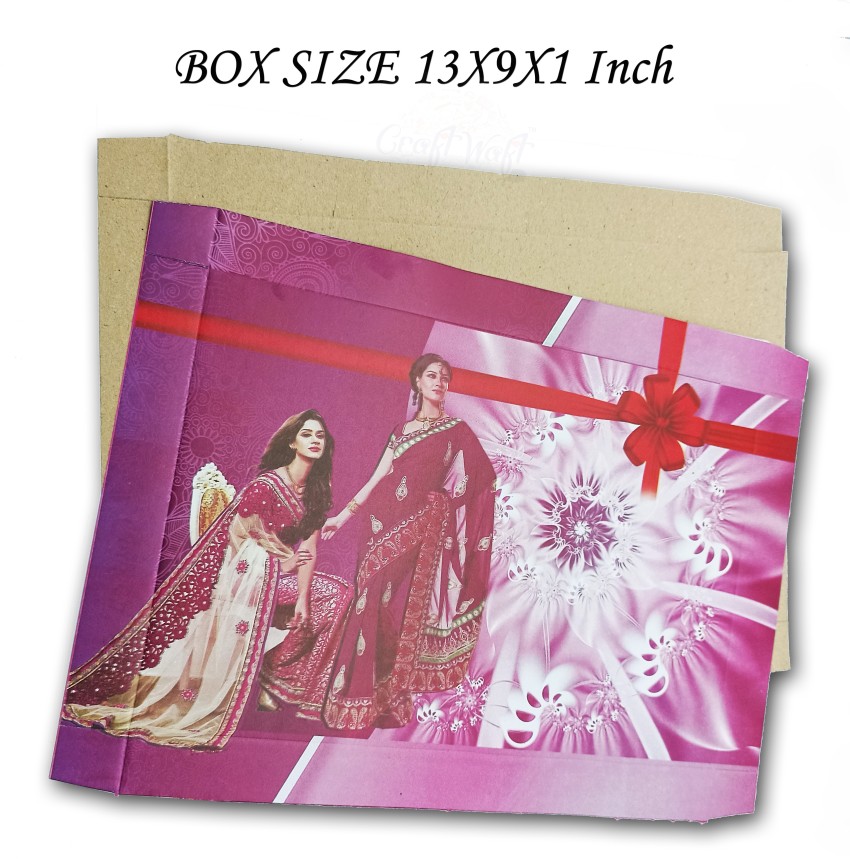 BANARASI SILK SAREE BOX at Rs.550/manufacture in surat offer by JENAS  DESIGNER KURTI