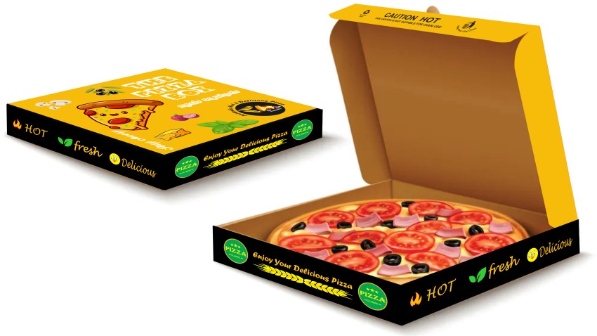 Hot Fresh Pizza Boxes - W Packaging