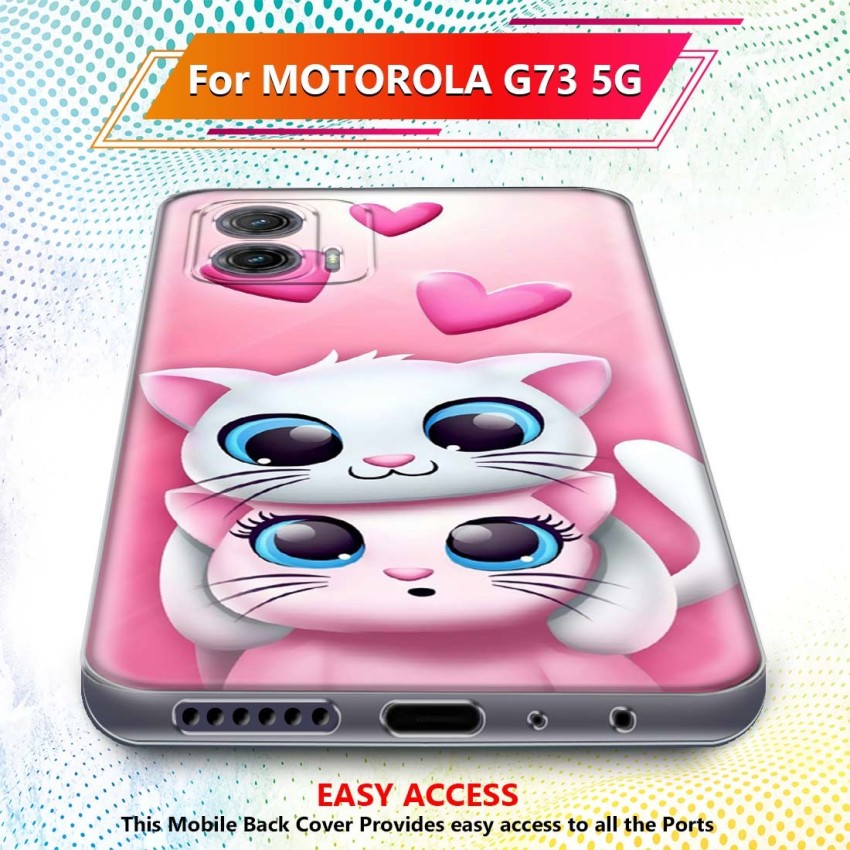 Cravation Back Cover for MOTOROLA g73 5G Red, Heart, copule love,  wallpaper, background new stylish printed designer back cover and case for  mobile phone.