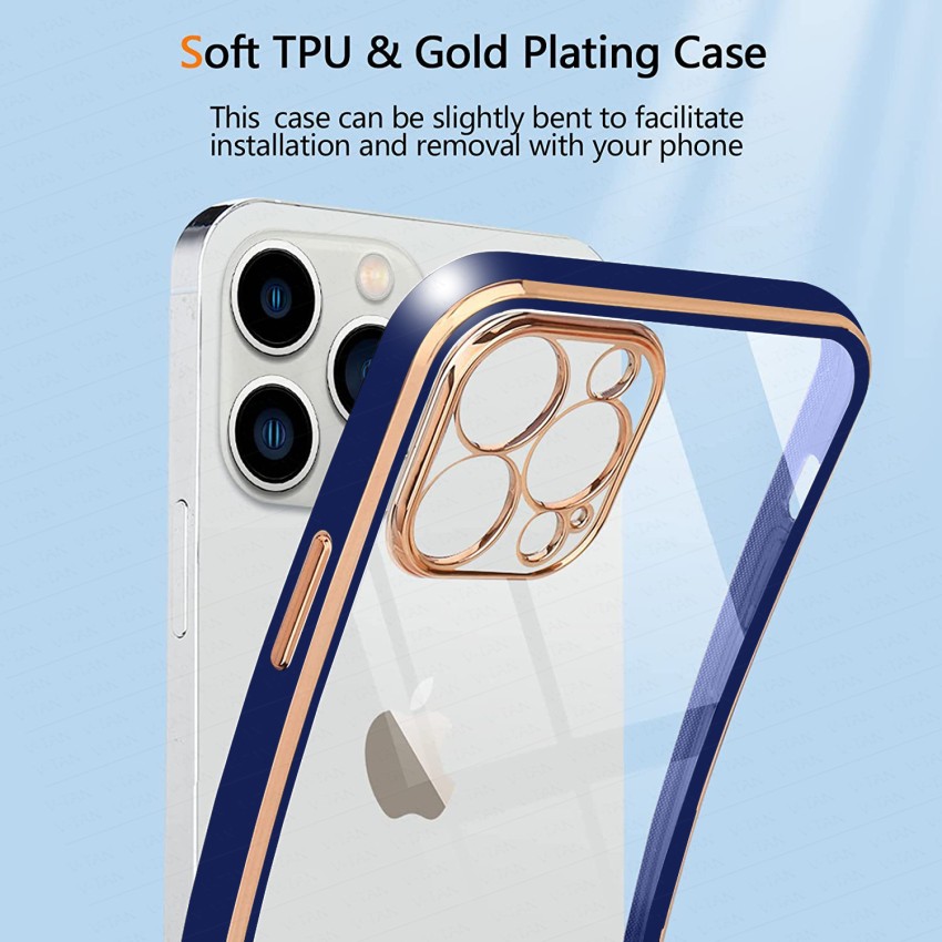 V-TAN Back Cover for IPHONE 12 PRO MAX-BLUE Back Case Cover