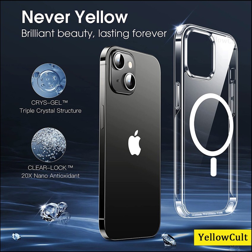 YellowCult Back Cover for Hybrid Magnetic MagSafe Compatible for Apple iPhone  13 Mini (5.4 inches