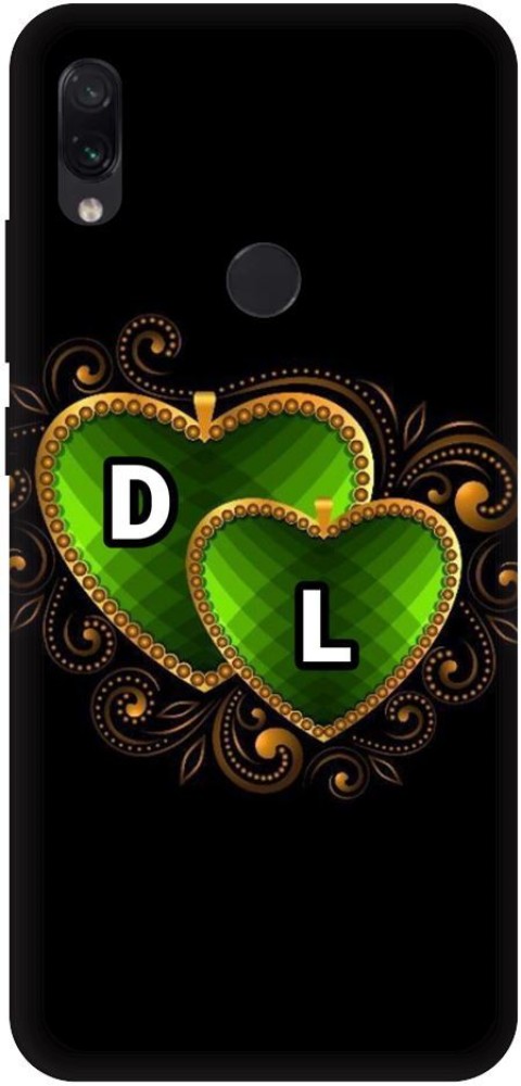 ThePrintlink Back Cover for Redmi Note 7S, D L, D LOVE L, D L NAME, D L  ALPHABET, LOVE - ThePrintlink 