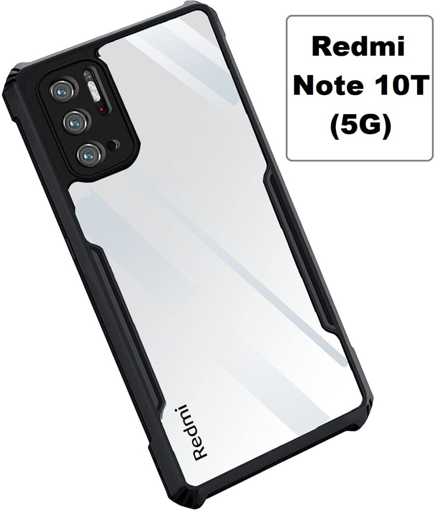 Zybux Back Cover for Redmi Note 10T 5G Hybird TPU, Non Slip case