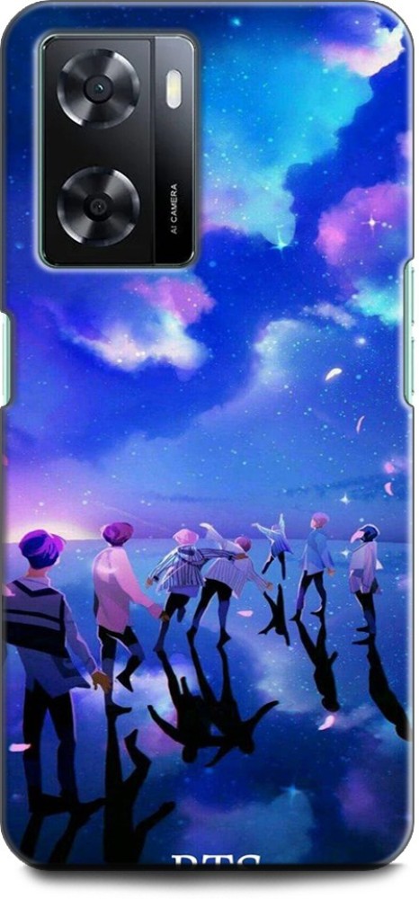 KEYCENT Back Cover for OPPO A77, CPH2385 HEARTBEAT, BTS, BANGTAN