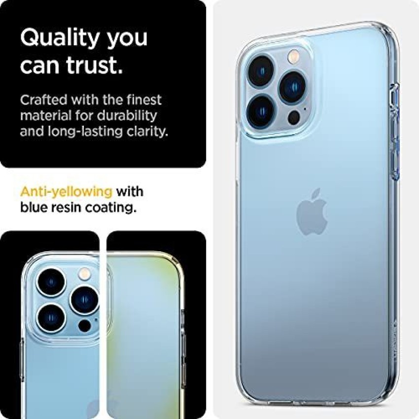 Coque iPhone 13 Spigen Liquid Crystal Transparent Clear Case + Verre trempé  Couverture complète Spigen