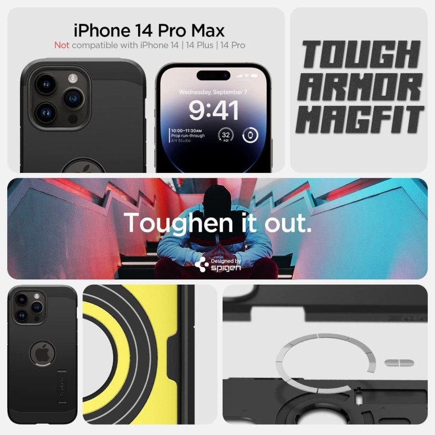 Spigen Tough Armor Magfit Back Cover for Apple iPhone 14 Pro Max - Spigen 