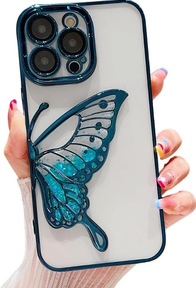 PEEPERLY Back Cover for iPhone 15 Glowing Butterfly Transparent Phone Case PEEPERLY Flipkart