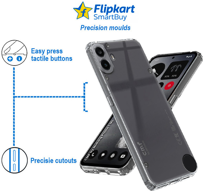 Flipkart SmartBuy Back Cover for CMF by Nothing Phone 1 Flipkart SmartBuy Flipkart