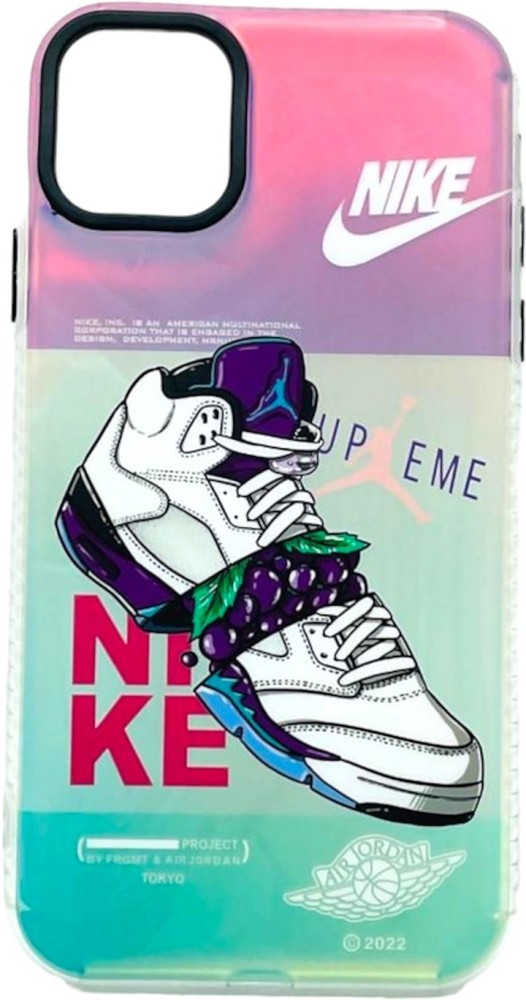 Supreme And Nike Logo iPhone 14 Pro Flip Case