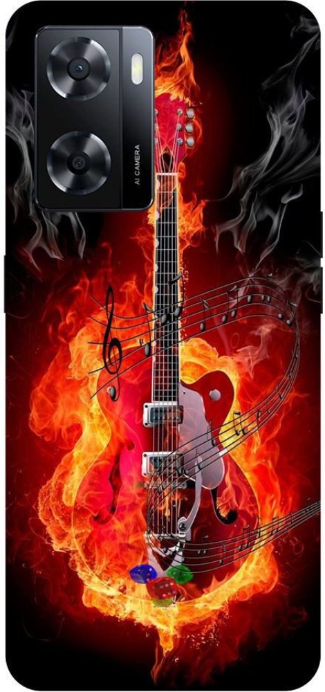 fire guitar wallpaper