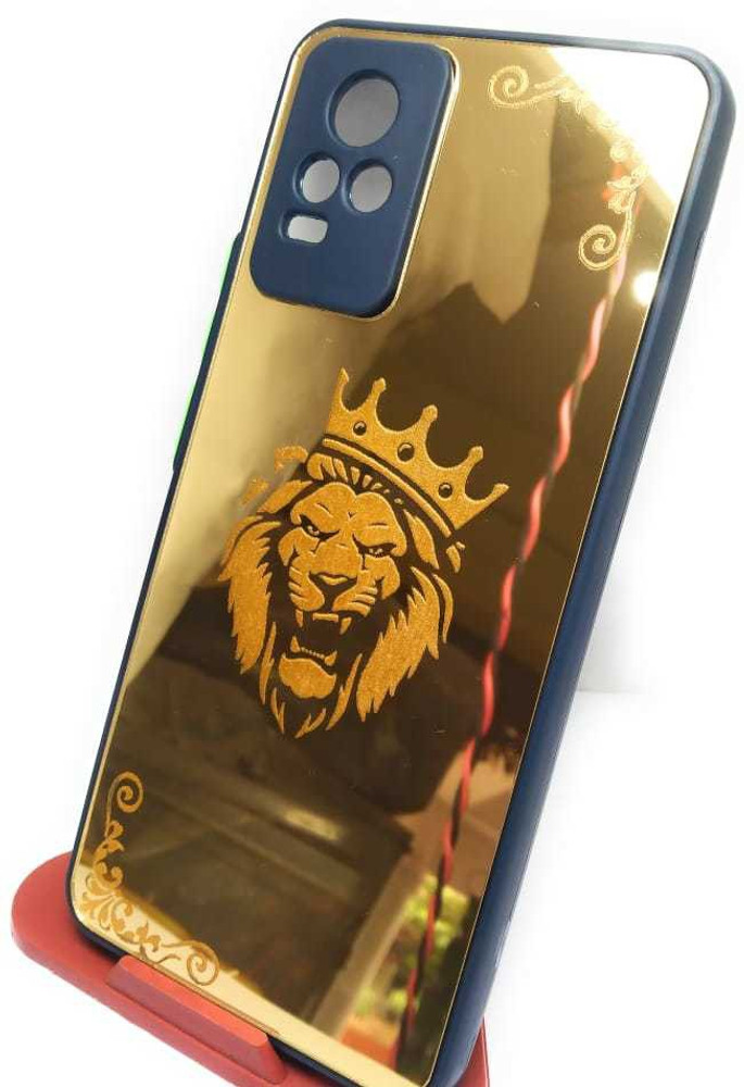 Craft World Back Cover for Golden Cover case for Vivo Y73 golden