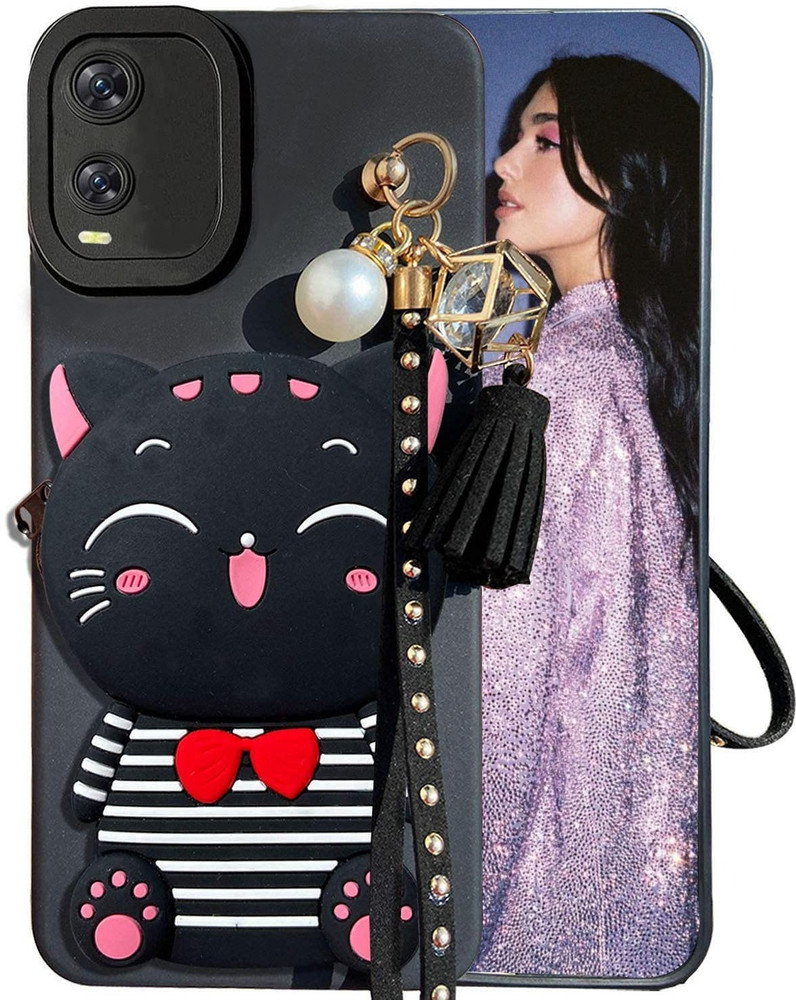Phone case with best sale purse on back