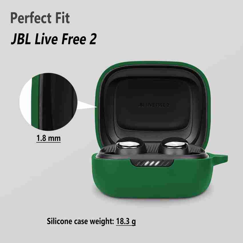 CRUIC Back Cover for Soft Silicone Case Cover For JBLL Live Free 2