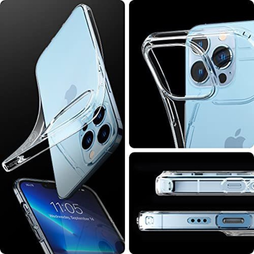 Funda Spigen Liquid Crystal Glitter iPhone 13 Pro Max transparente