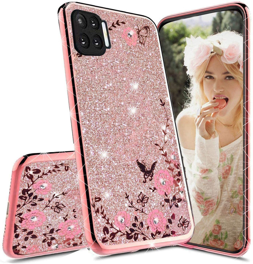 Amazon Oppo F17 Pro Glitter Back Cover Oppo F17 Ladies Cover Oppo