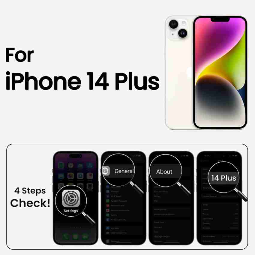 QRIOH Back Cover for Apple iPhone 14 Plus - QRIOH 