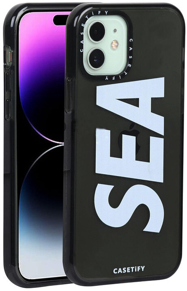 iPhone12 CASETIFY WIND AND 織る SEA LEATHER 