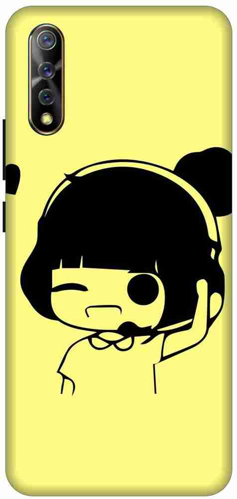 FRONK Back Cover for vivo Z1x Vivo 1917 CUTE GIRL LOVELY GIRL