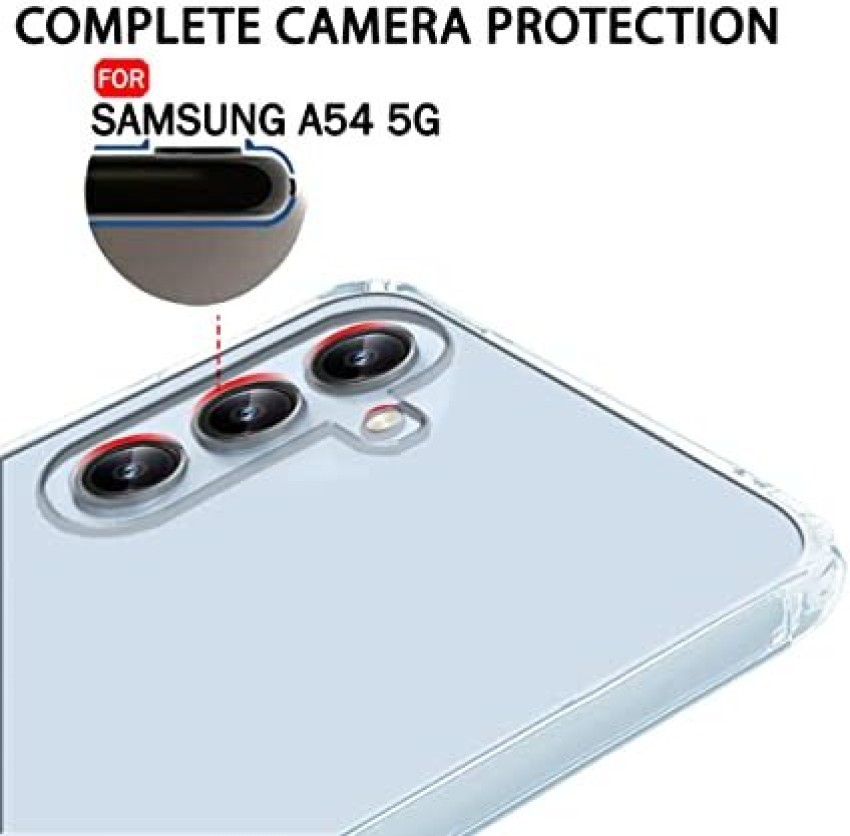 Clear Slim 2in1 Hybrid PC&TPU Gel Transparent Case Cover For Samsung A54  5G