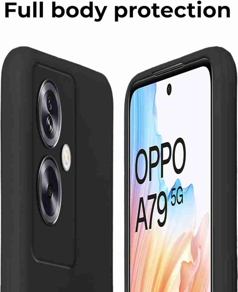 BACK CASE SILICON Oppo A79 5G black