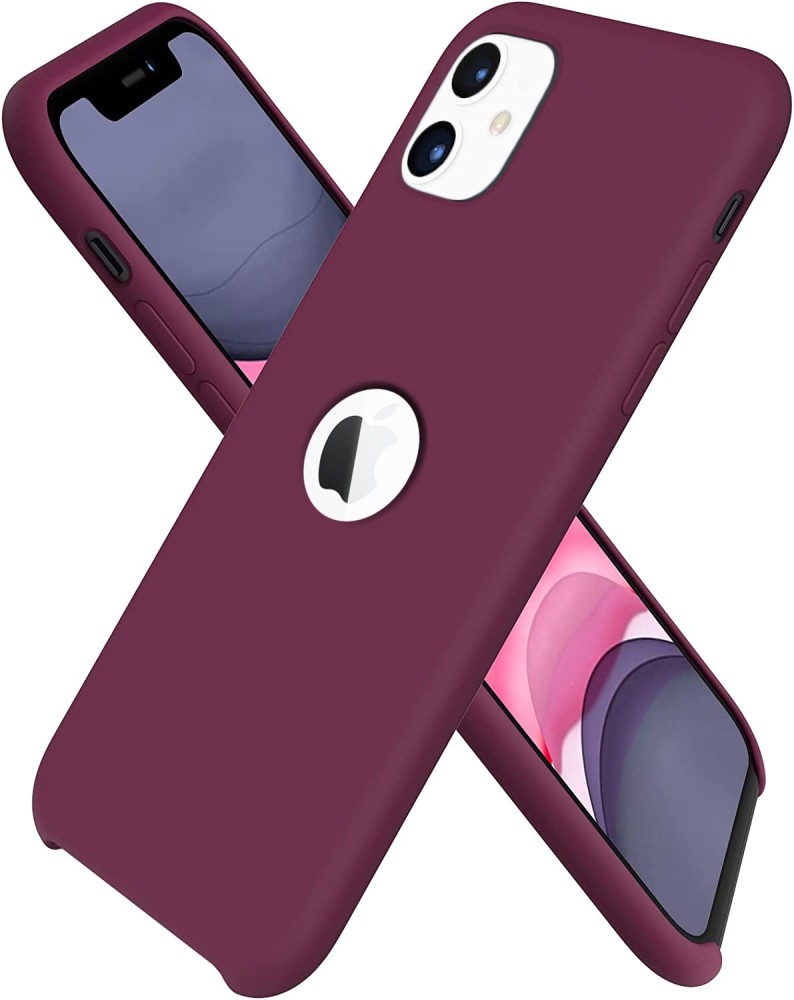 vonzee Back Cover for iPhone 11 Square Edges Liquid Silicone Phone