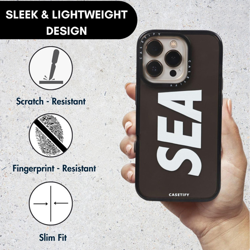 SEA - WIND AND SEA iPhone12 12PRO ケース　黒　レザー SEA - WIND AND SEA iPhone12 12PRO ケース 黒 レザー 2025年