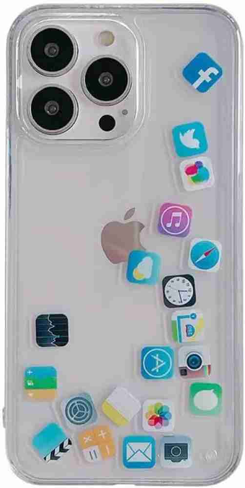 Silicone multicolor Iphone 13 Transparent Back Cover Case