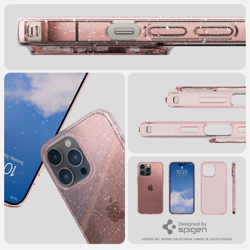 Spigen Liquid Crystal Glitter - Etui do Apple iPhone 14 Pro (Przezroczysty), Cases and Glass \ Apple \ iPhone \ iPhone 14 Pro \ Etui do iPhone 14 Pro