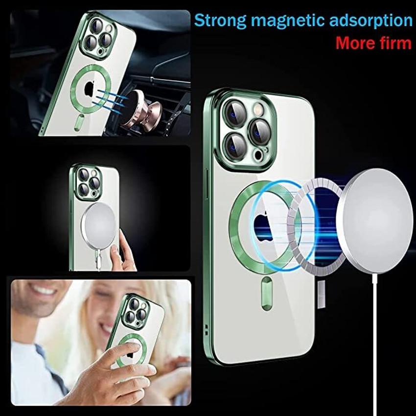 PSN Back Cover for Clear Magnetic iPhone 14 Pro Case Camera Lens