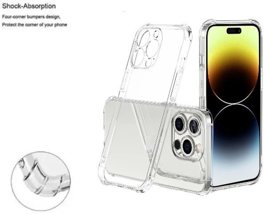 S-Softline Back Cover for Apple iphone 14 Pro Max, Crystal Clear, Multi- Level Protection - S-Softline 