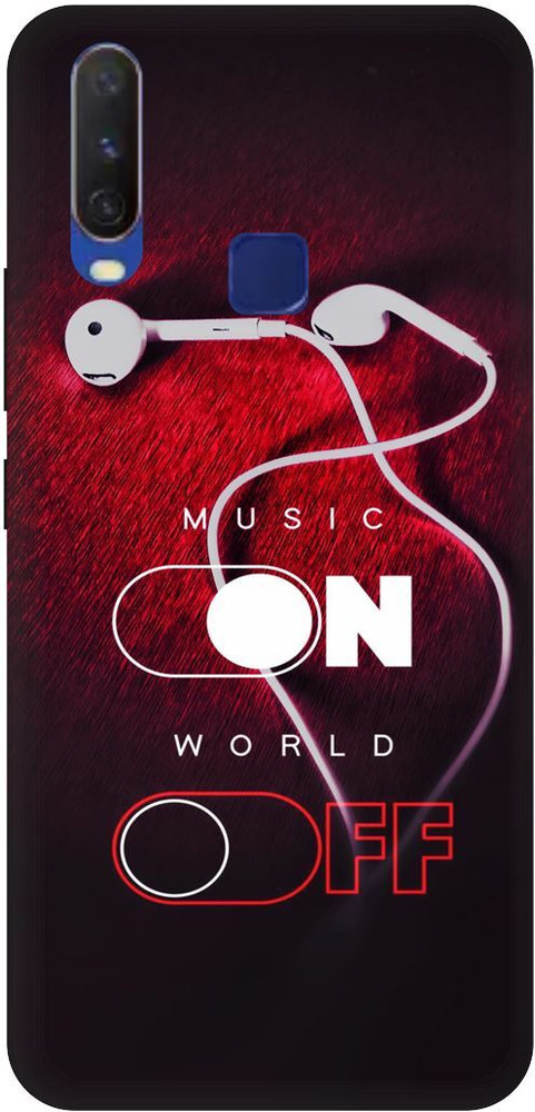 COVERJET Back Cover for Vivo U10 HEADPHONE EARPHONE MUSIC LOVER