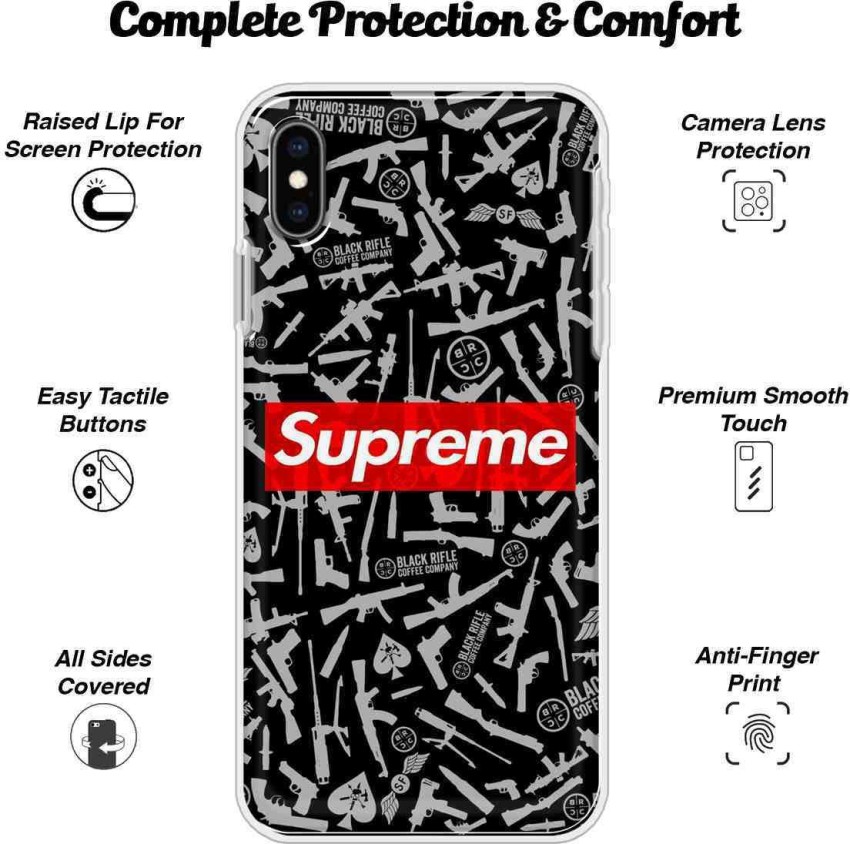 Supreme Black iPhone XS Max Case