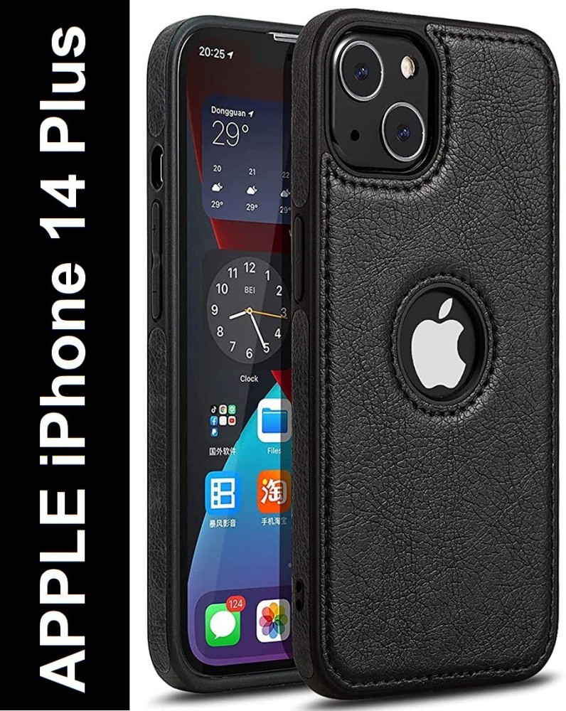 Coverskart Luxury Leather Back Cover for Apple iPhone 14 Plus, Shock Proof  Anti Skid Case