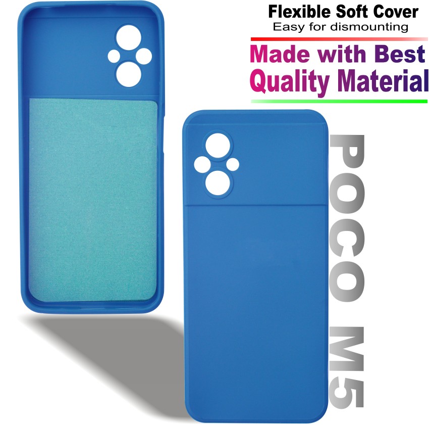 Colourful, flexible cover for Xiaomi Poco M5