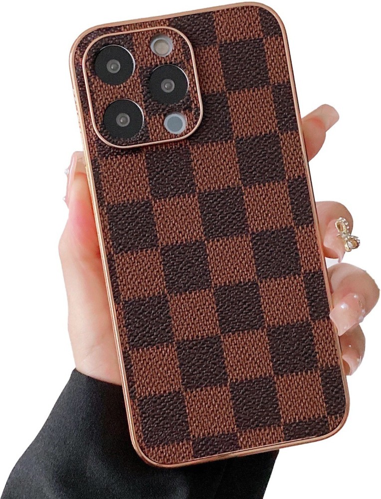 MVYNO Exclusive iPhone 13 Pro Max Case (Brown Checks): Buy MVYNO