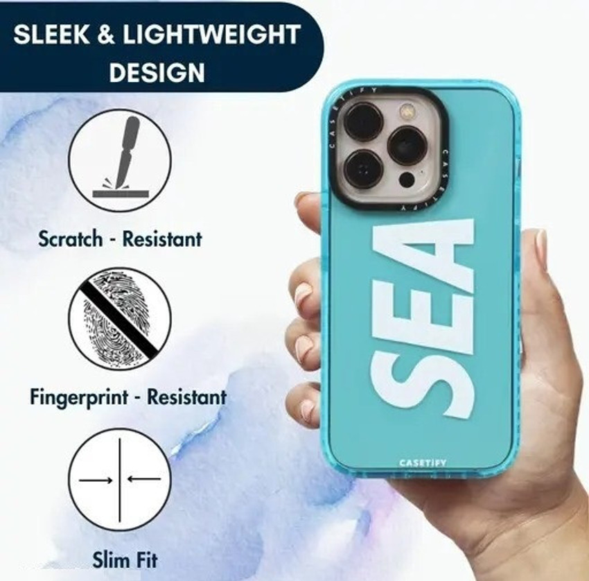 VURIOZZ Back Cover for Apple iPhone 16 Pro Max Sea Casetify